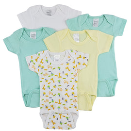 Bambini Short Sleeve One Piece 5 Pack