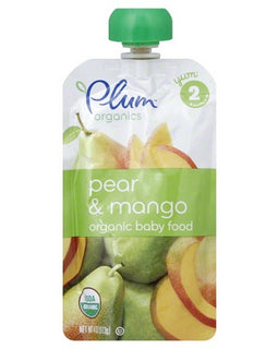 Plum Organics  Plum Pear/Mango (6X4 OZ)