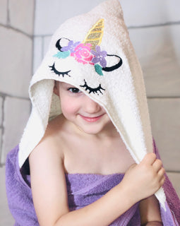 Unicorn, Hooded Towel