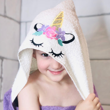 Unicorn, Hooded Towel